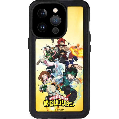 My Hero Academia Hero Team Season 4 iPhone 15 Pro Waterproof Case